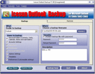 Icesun Outlook Backup screenshot